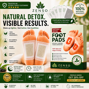 Zenso Premium Detox Foot Patches | Buy 1 Get 19 FREE (Pack of 20 & 40) - View 1