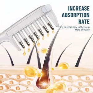 Scalp Oil Applicator Comb - Precision Hair Oiling & Scalp Massage Tool - View 6